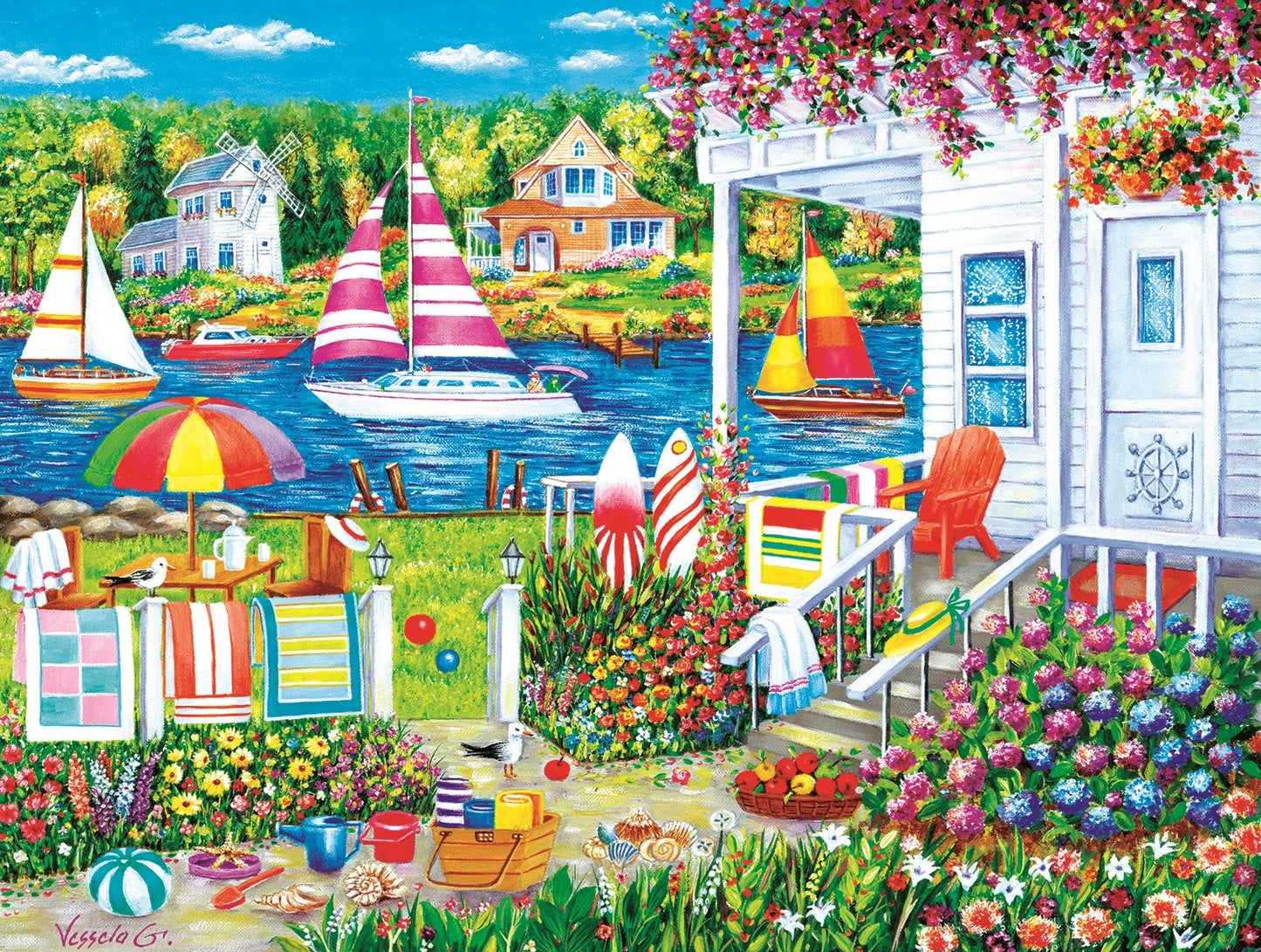 House on the Water 500 pc  Jigsaw Puzzle 50509