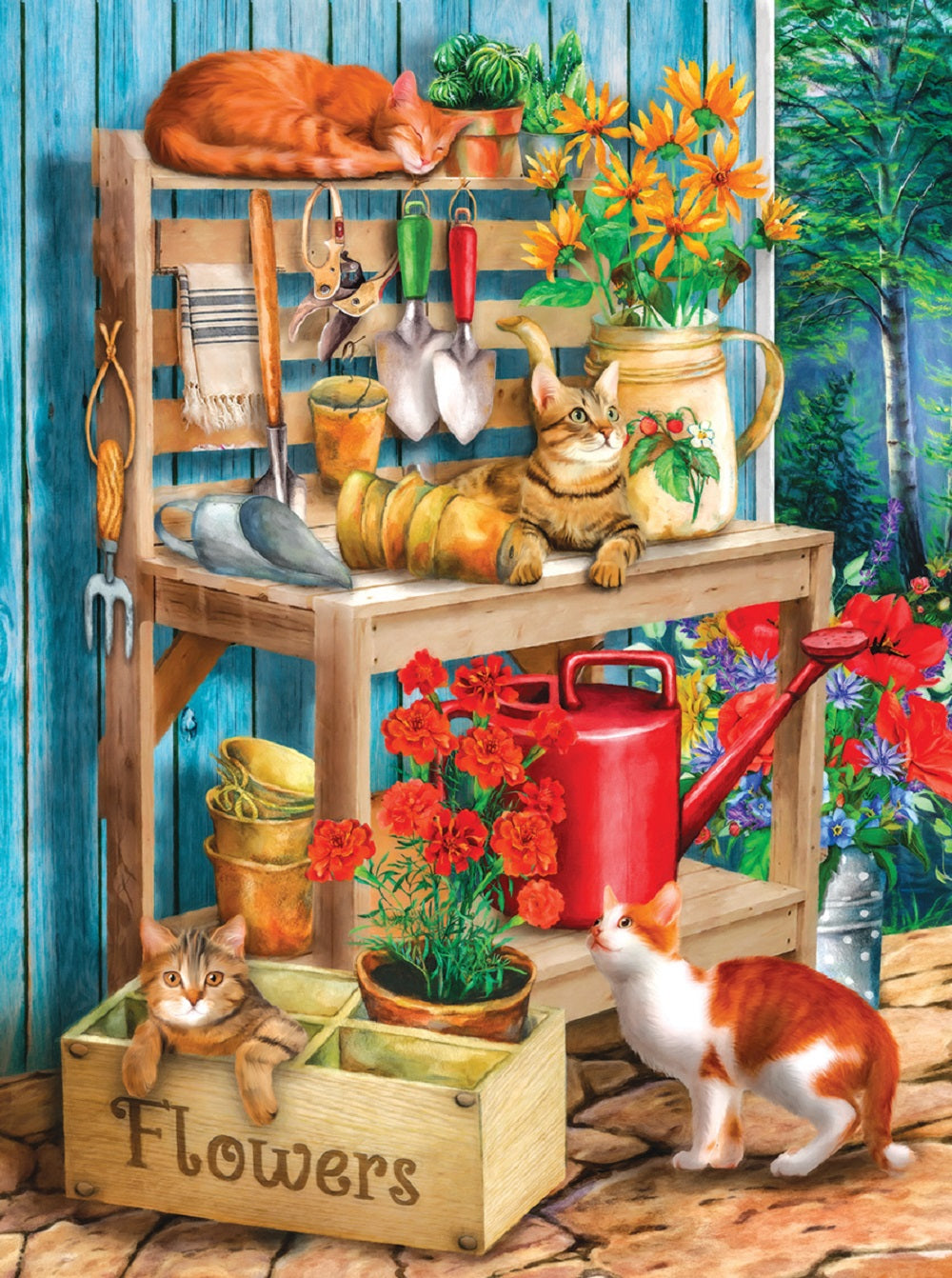 Potting Table 1000 pc  Jigsaw Puzzle 23028