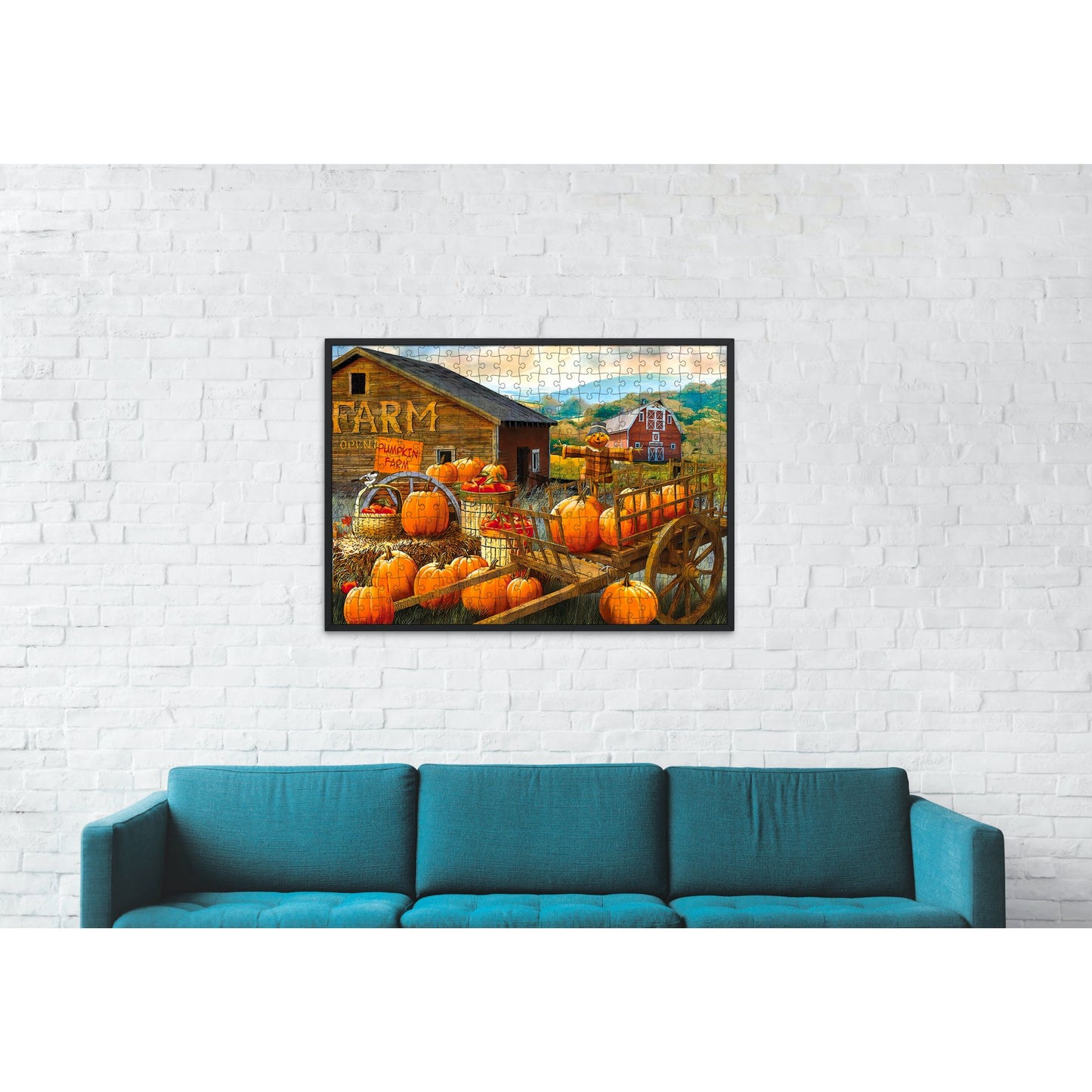 Pumpkin Farm 1000 pc  Jigsaw Puzzle 23044