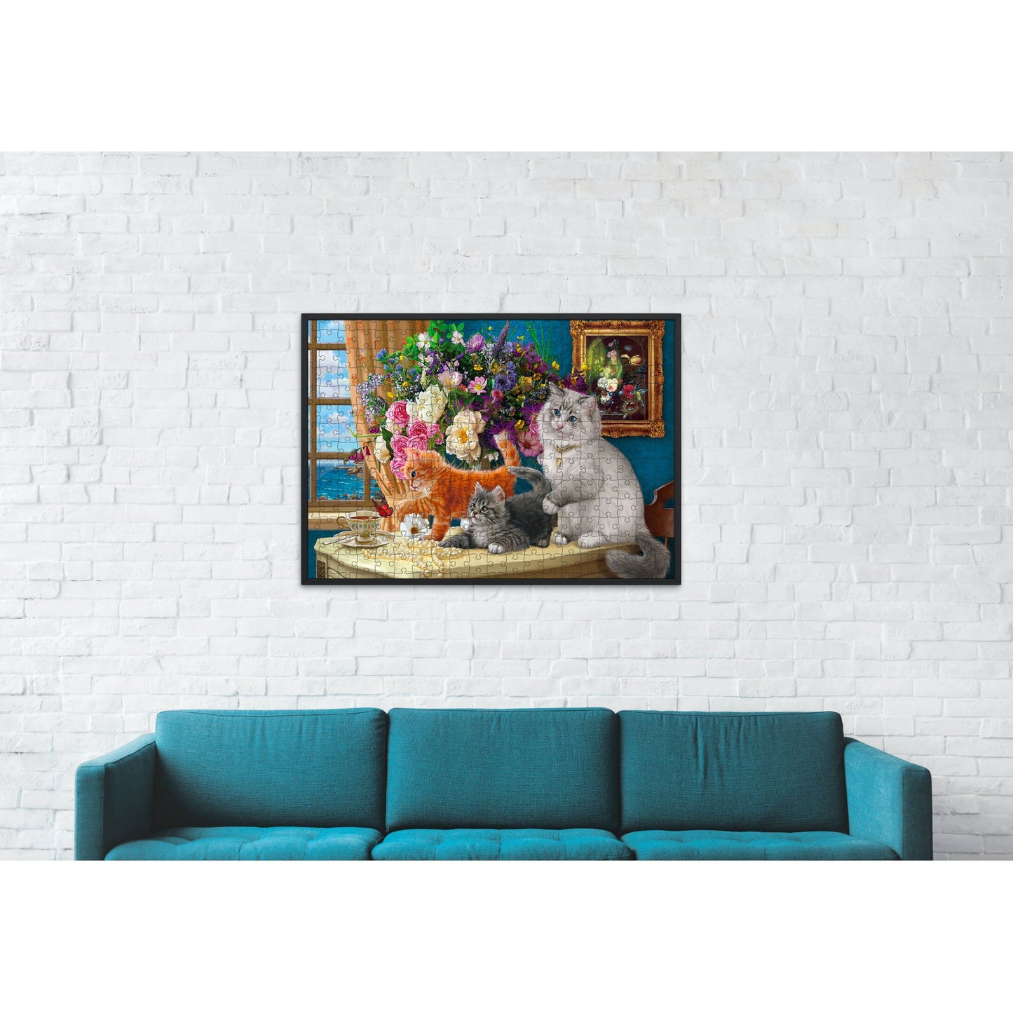 Kitten Tableau 500 pc  Jigsaw Puzzle 42929