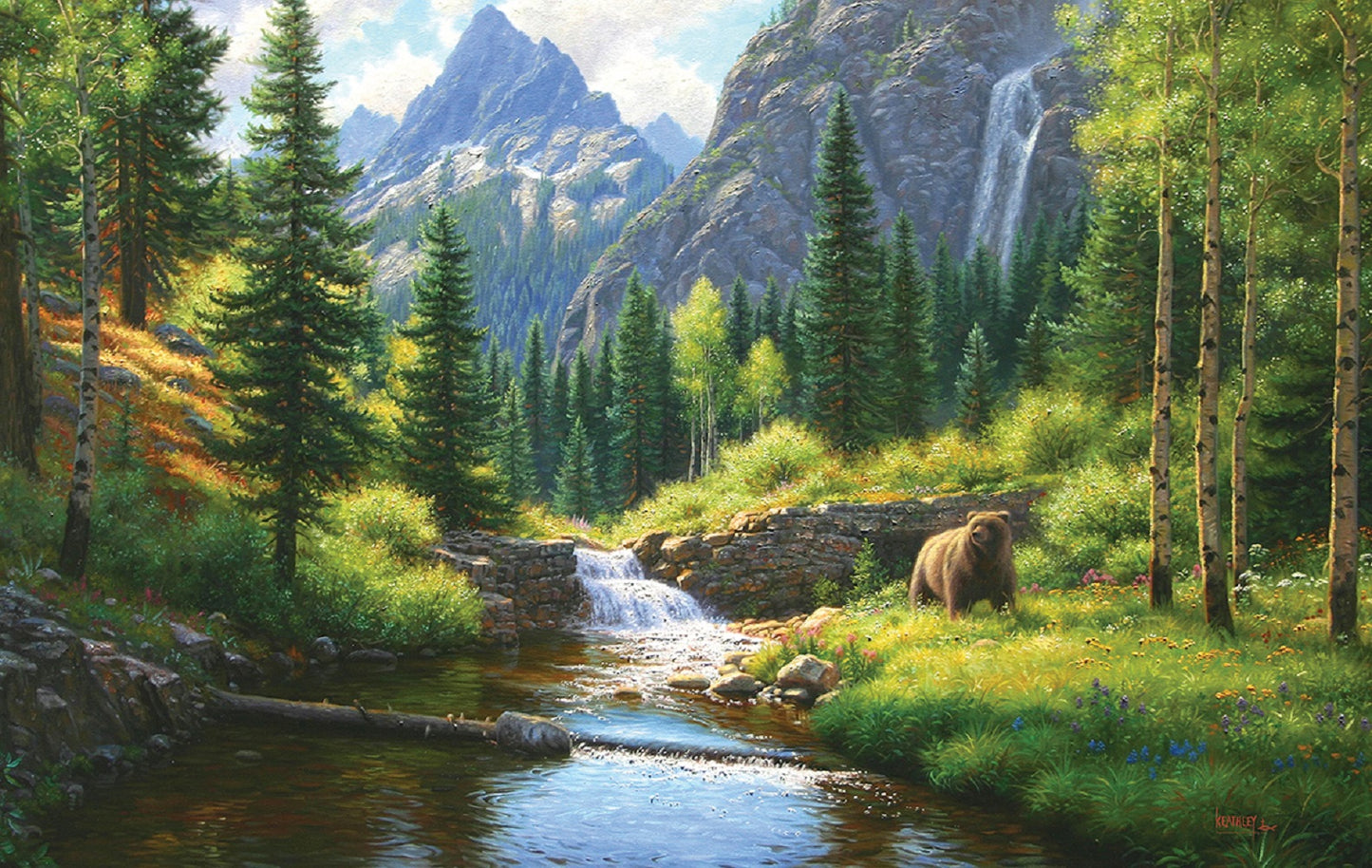 Bear Meadow 550 pc  Jigsaw Puzzle 53119