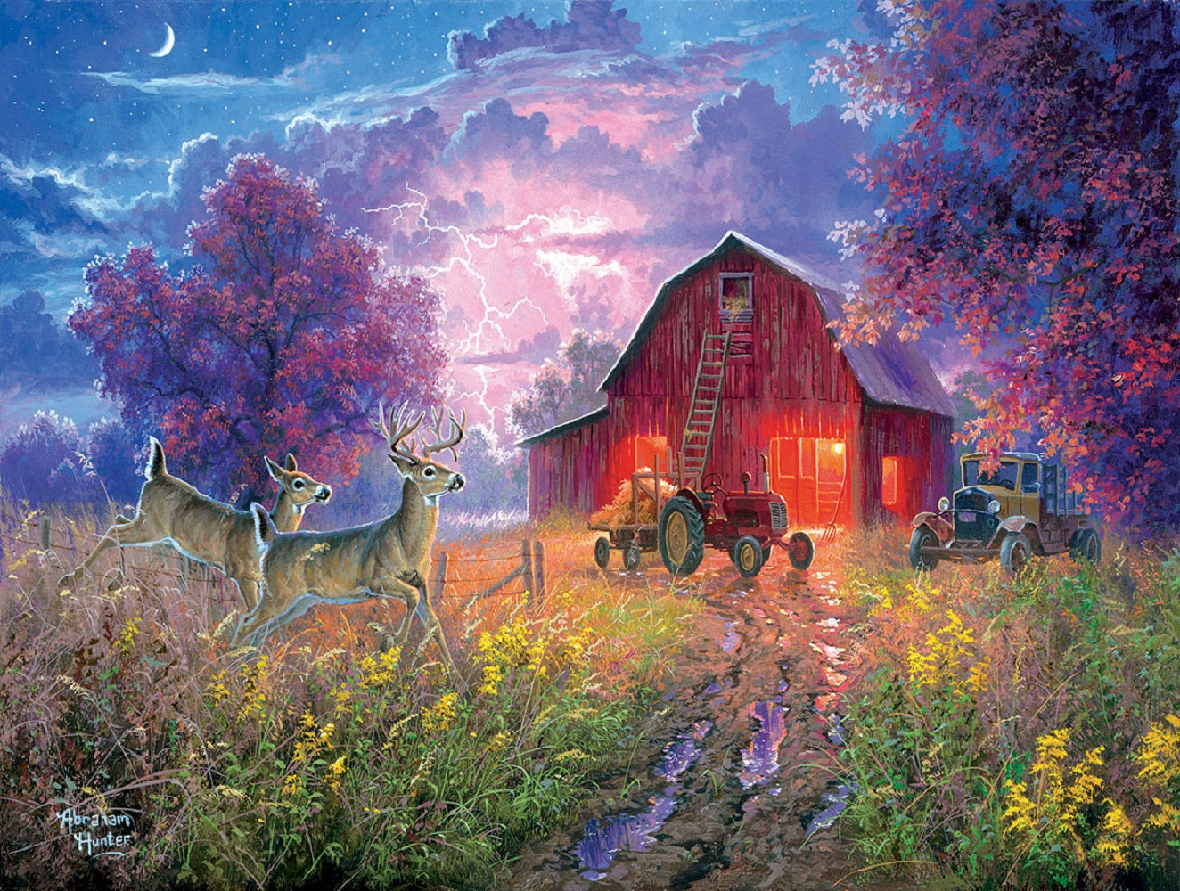 Night Run 500 pc  Jigsaw Puzzle 69840