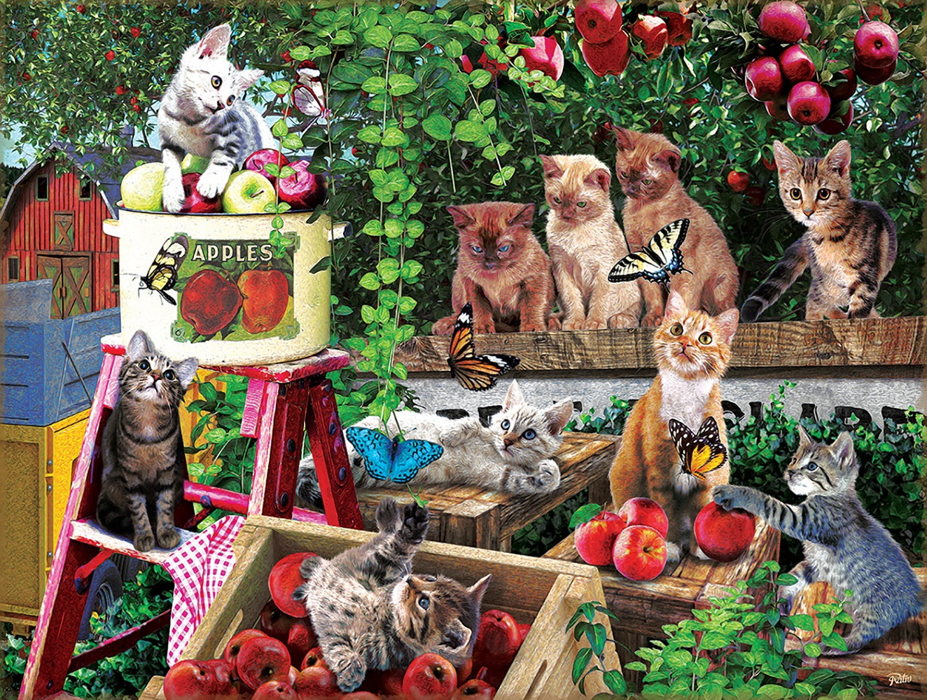 Apple Harvest 500 pc  Jigsaw Puzzle 42284