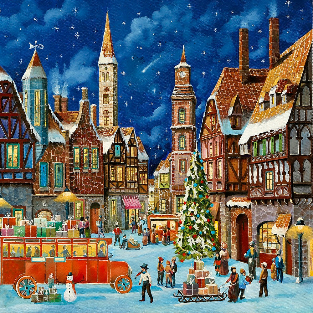 Christmas Square 500 pc  Jigsaw Puzzle 60750