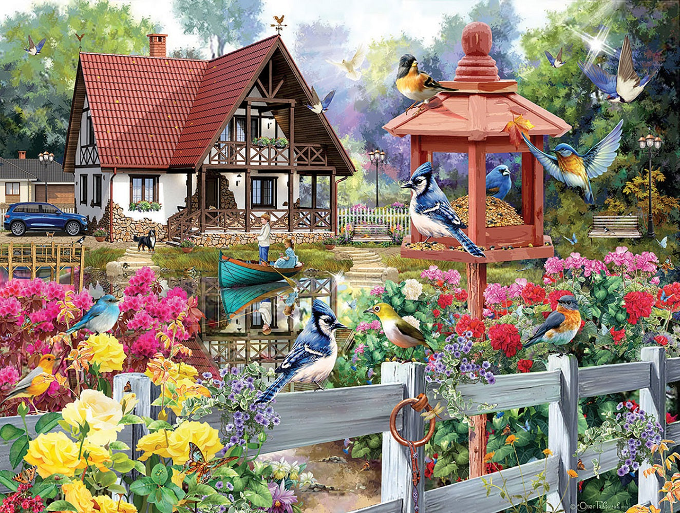 Summer Home 500 pc  Jigsaw Puzzle 61928