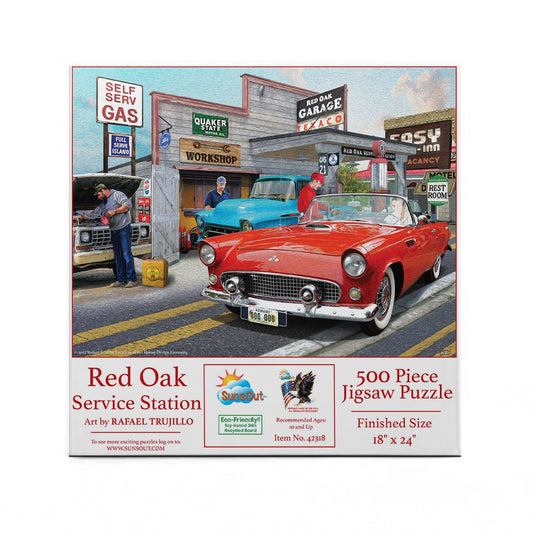 Red Oak Service Station 500 pc  Jigsaw Puzzle 42318
