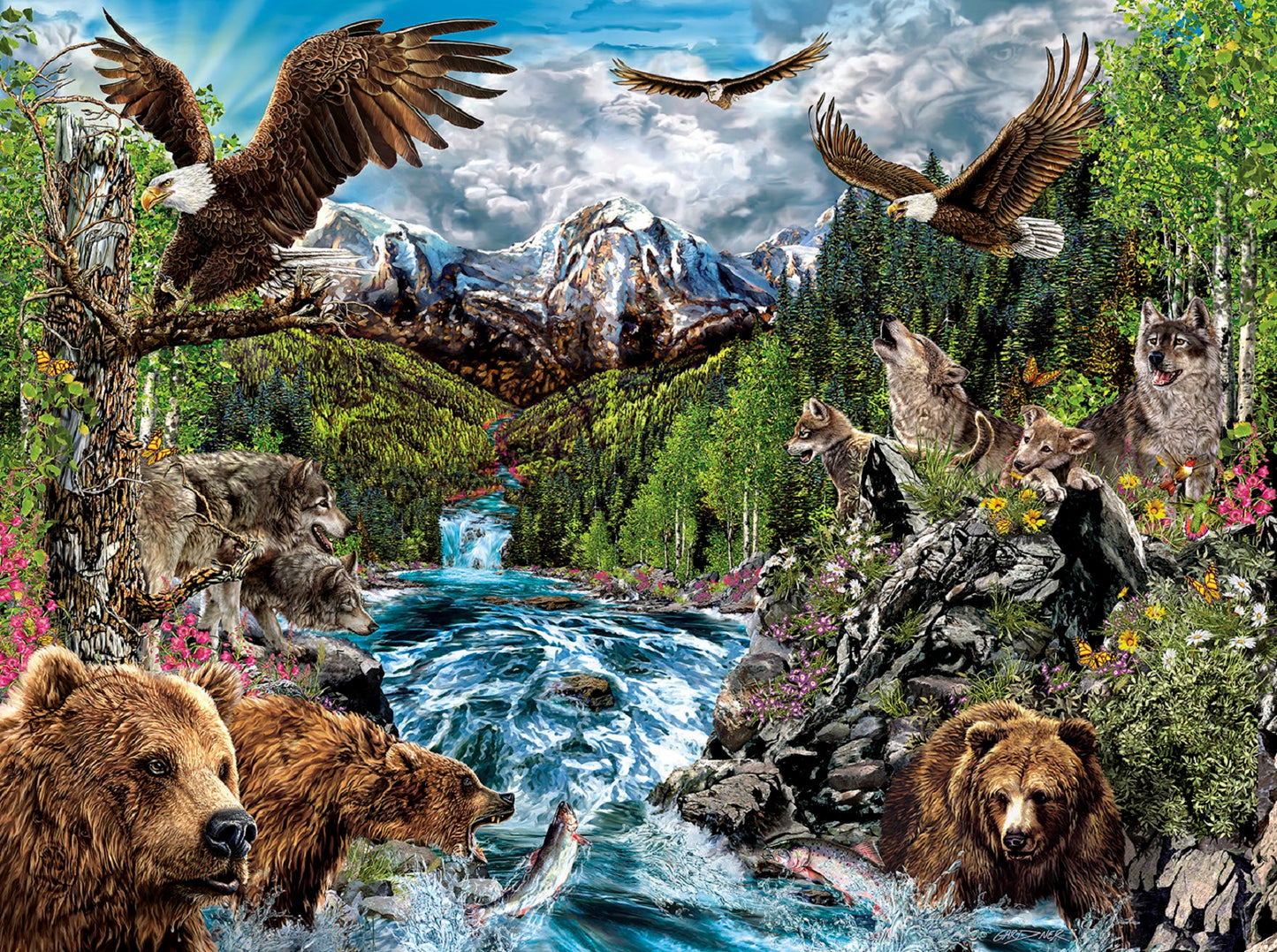 River of Life 1000 pc  Jigsaw Puzzle 46534