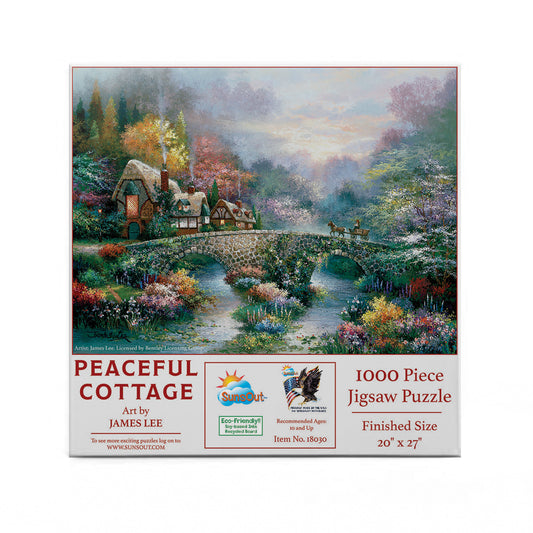 Peaceful Cottage 1000 pc  Jigsaw Puzzle 18030