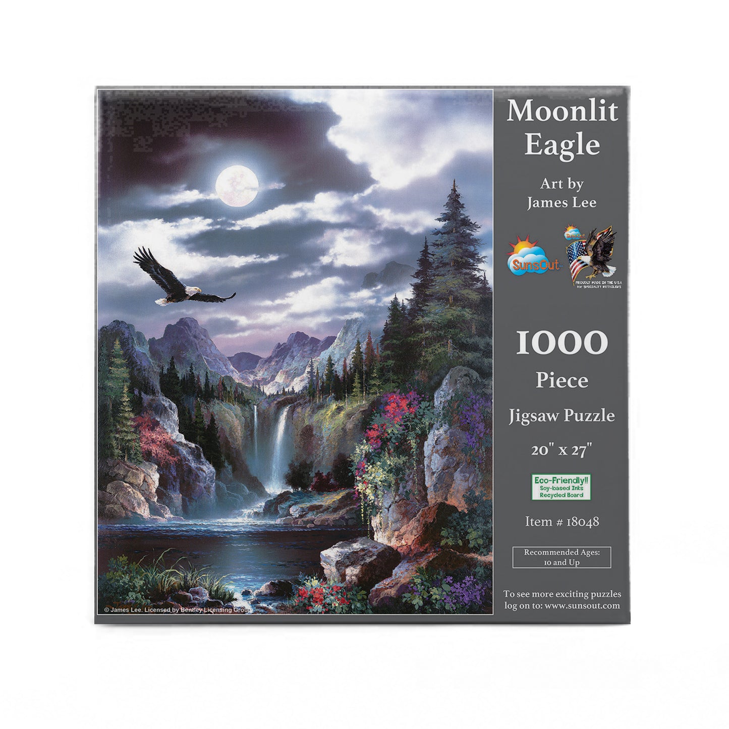 Moonlit Eagle 1000 pc  Jigsaw Puzzle 18048