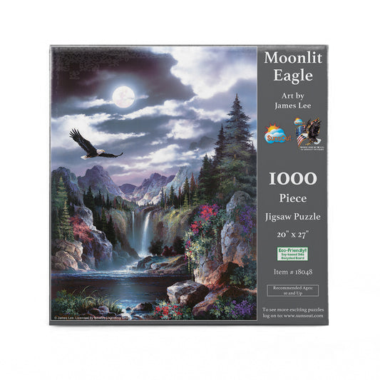 Moonlit Eagle 1000 pc  Jigsaw Puzzle 18048