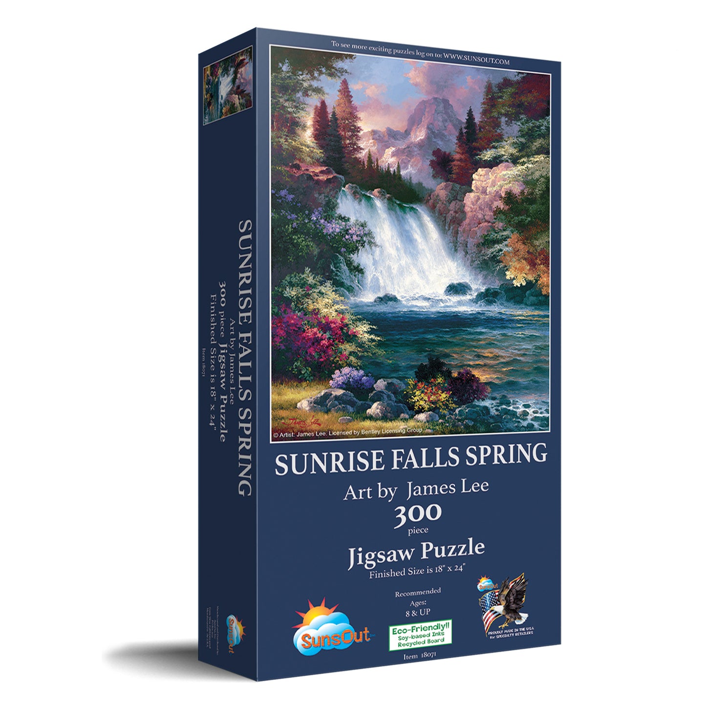 Sunrise Falls Spring 300 pc  Jigsaw Puzzle 18071