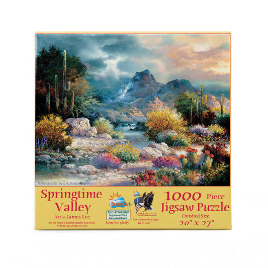 Springtime Valley 1000 pc  Jigsaw Puzzle 18085