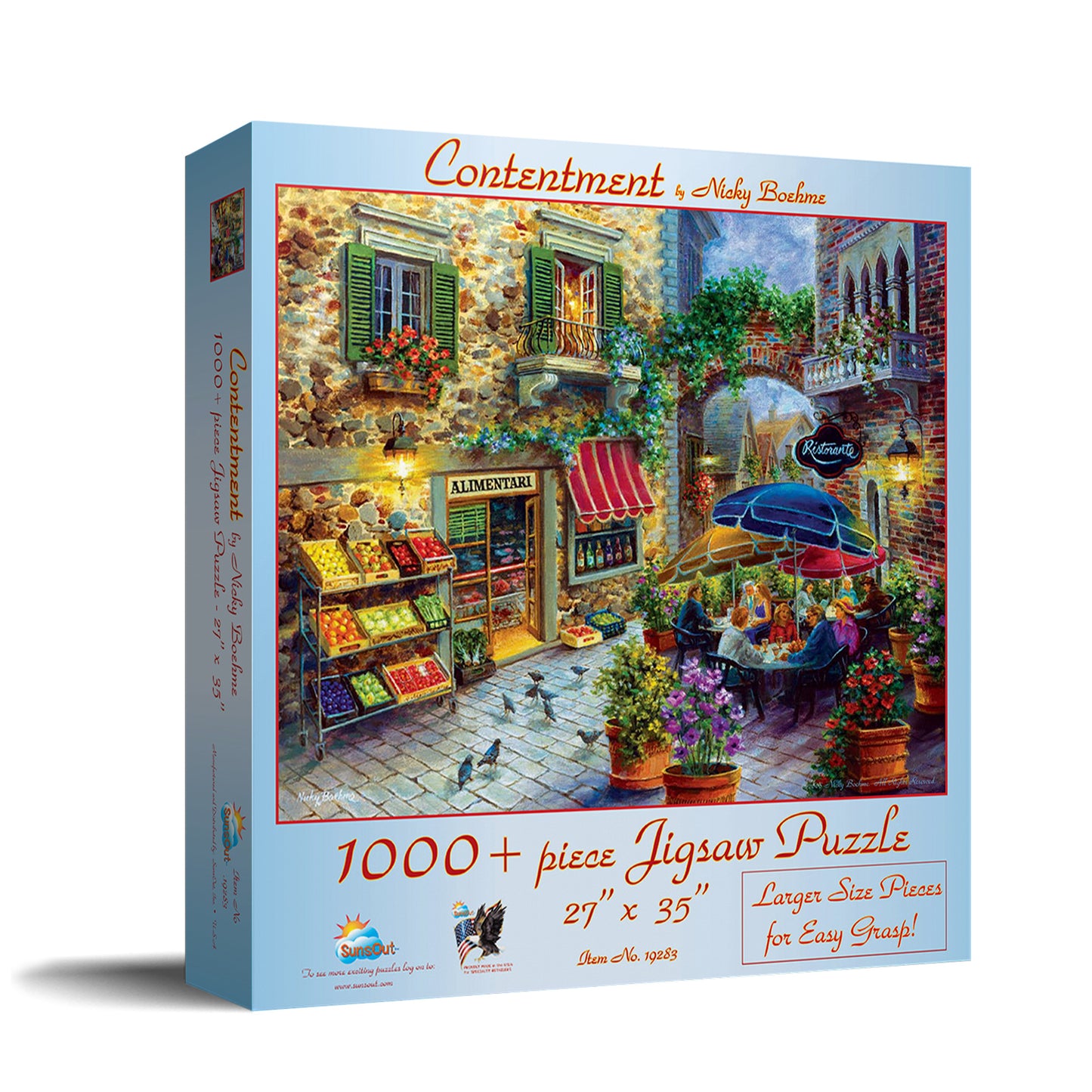 Contentment 1000 pc Large Pieces Jigsaw Puzzle 19283