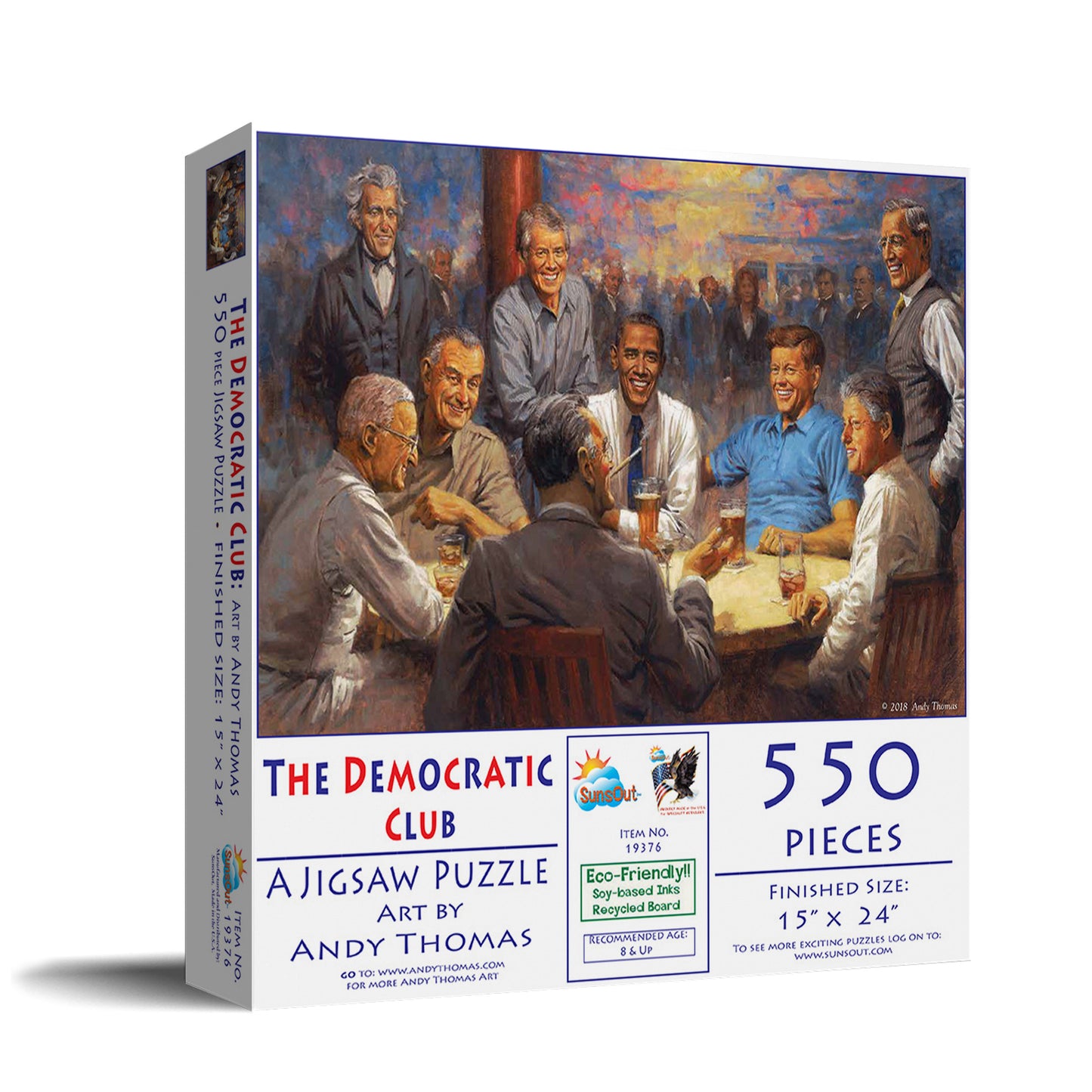 The Democratic Club 550 pc  Jigsaw Puzzle 19376