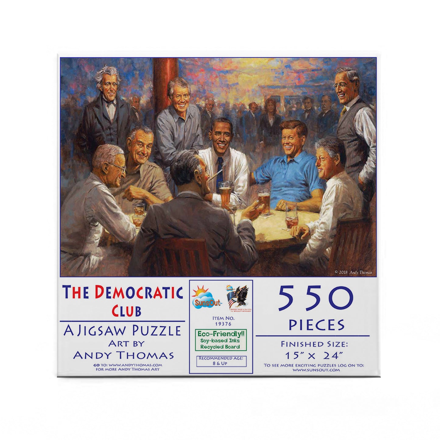 The Democratic Club 550 pc  Jigsaw Puzzle 19376
