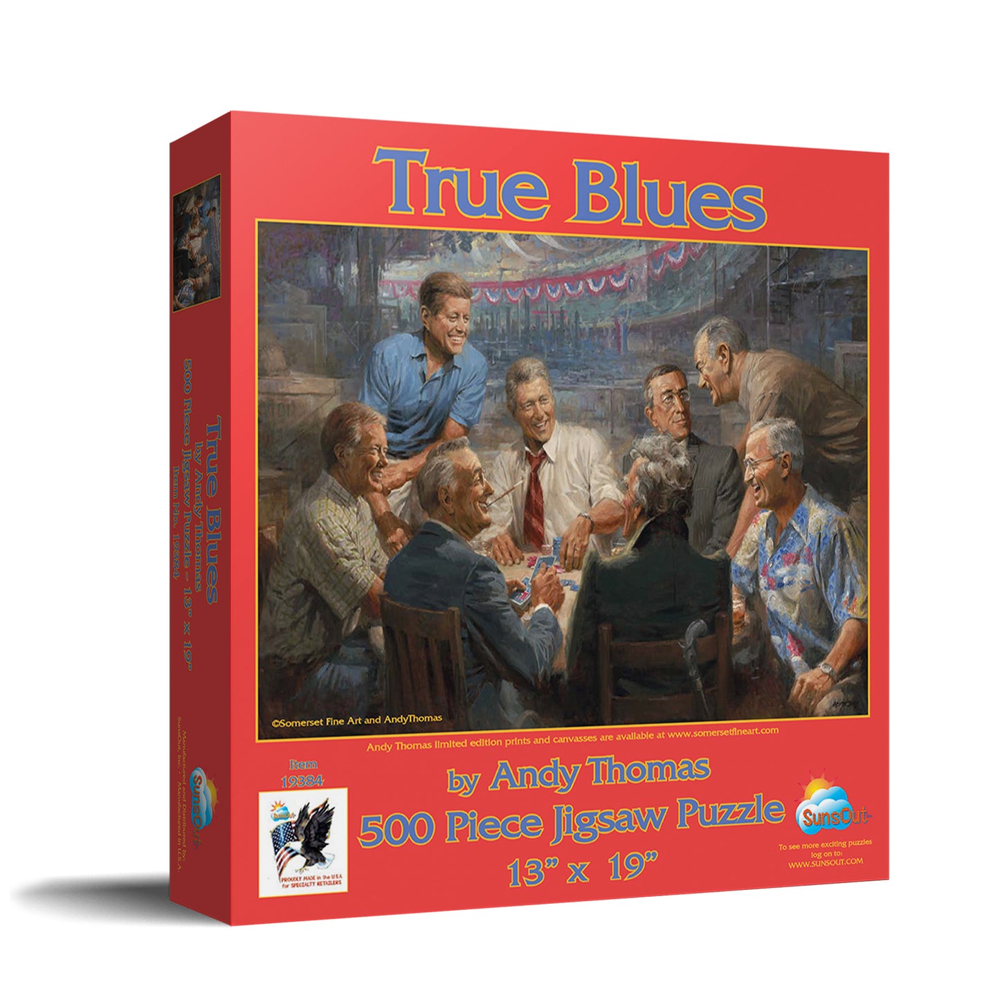 True Blues 500 pc  Jigsaw Puzzle 19384