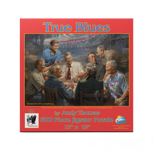 True Blues 500 pc  Jigsaw Puzzle 19384