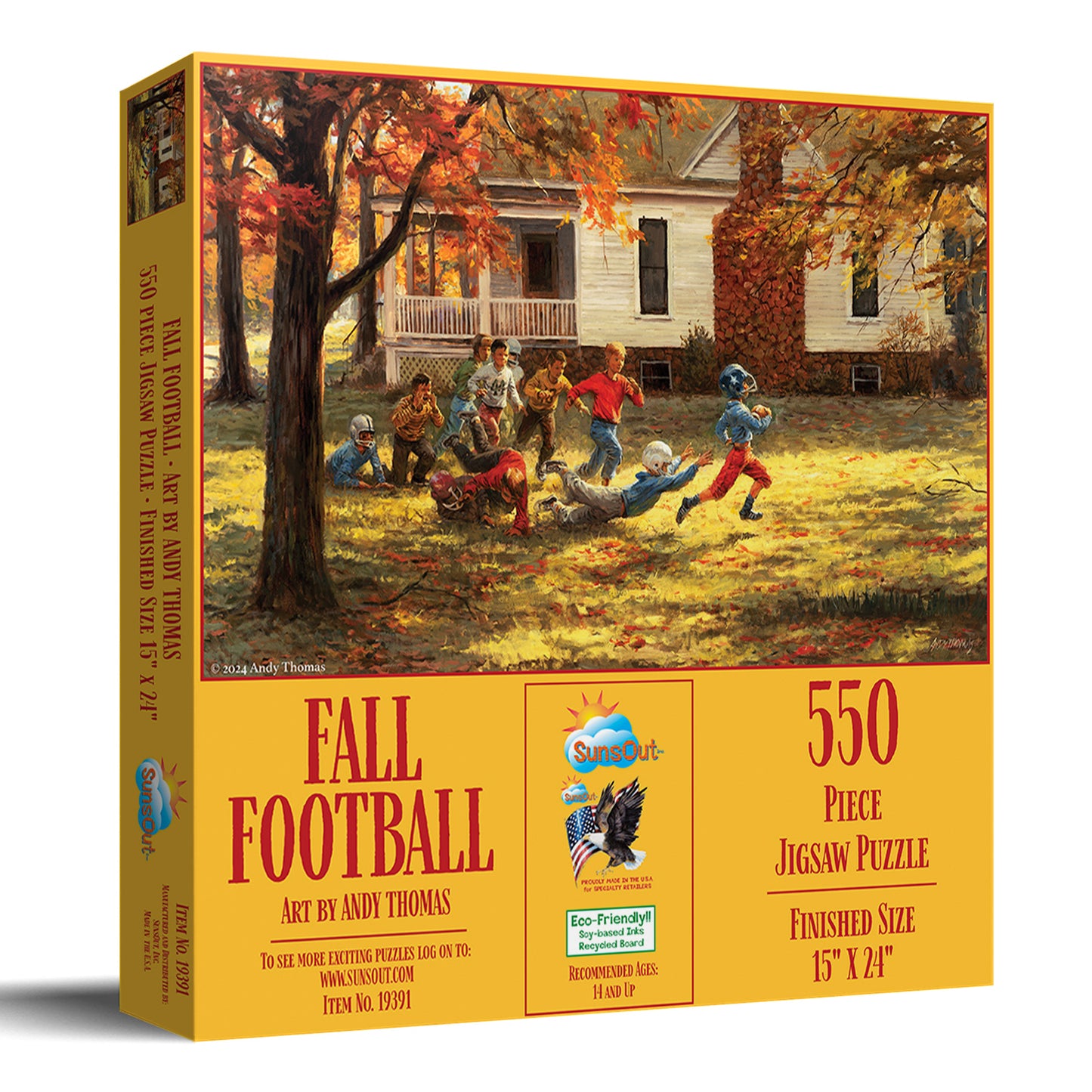 Fall Football 550 pc  Jigsaw Puzzle 19391