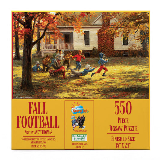 Fall Football 550 pc  Jigsaw Puzzle 19391