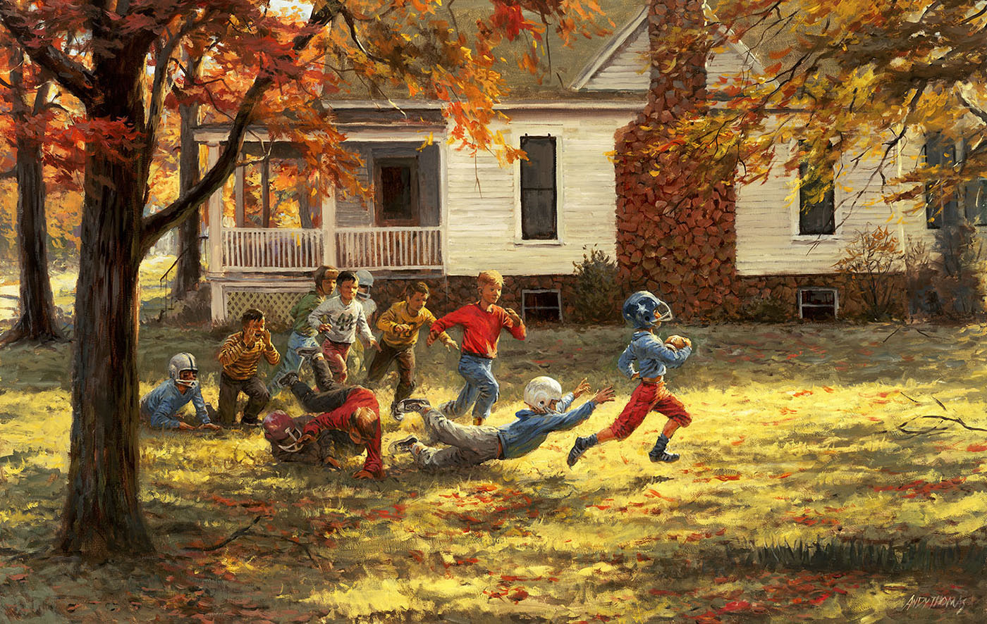 Fall Football 550 pc  Jigsaw Puzzle 19391