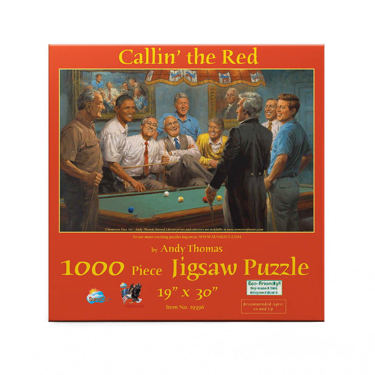Callin' the Red 1000 pc  Jigsaw Puzzle 19396