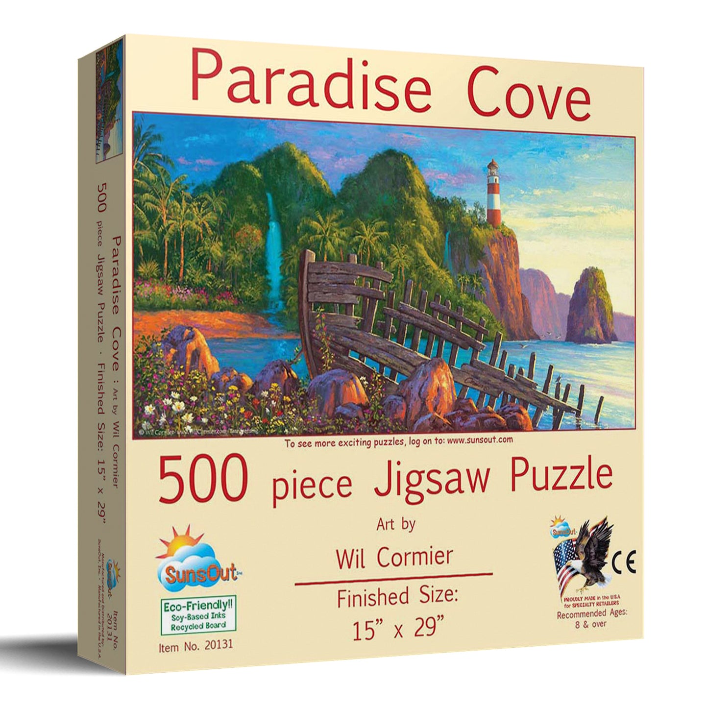 Paradise Cove 500 pc  Jigsaw Puzzle 20131