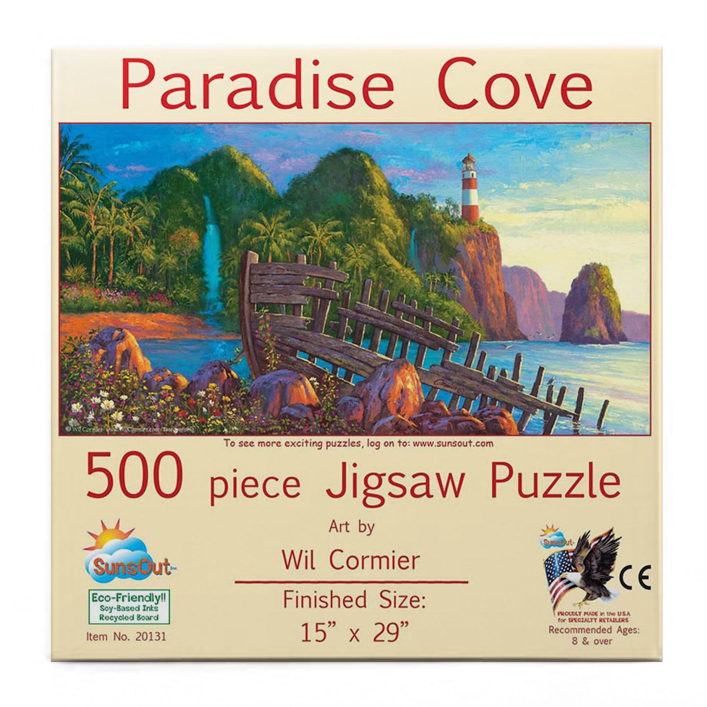 Paradise Cove 500 pc  Jigsaw Puzzle 20131