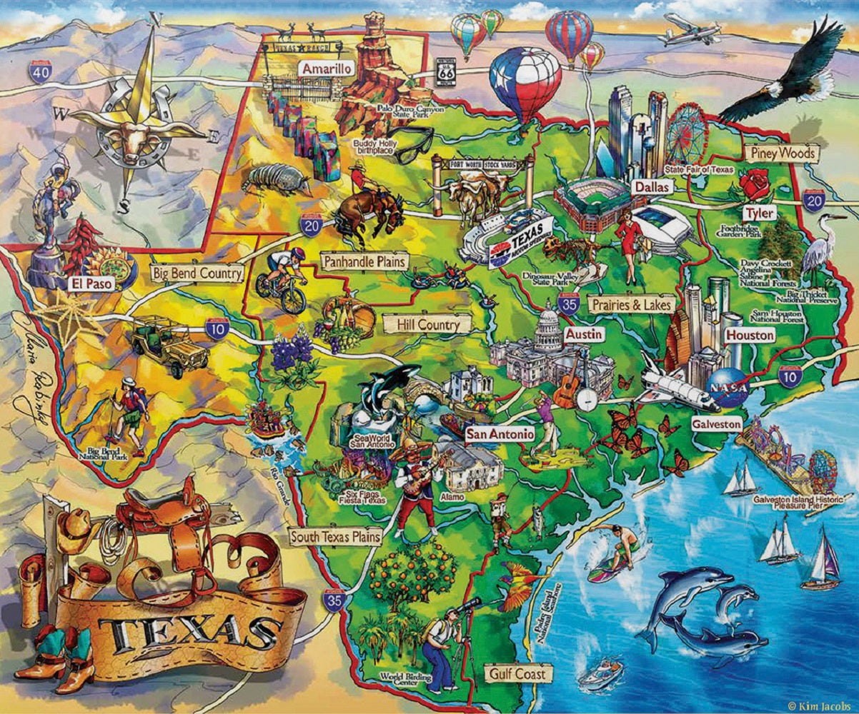 Texas 1000 pc  Jigsaw Puzzle 20516