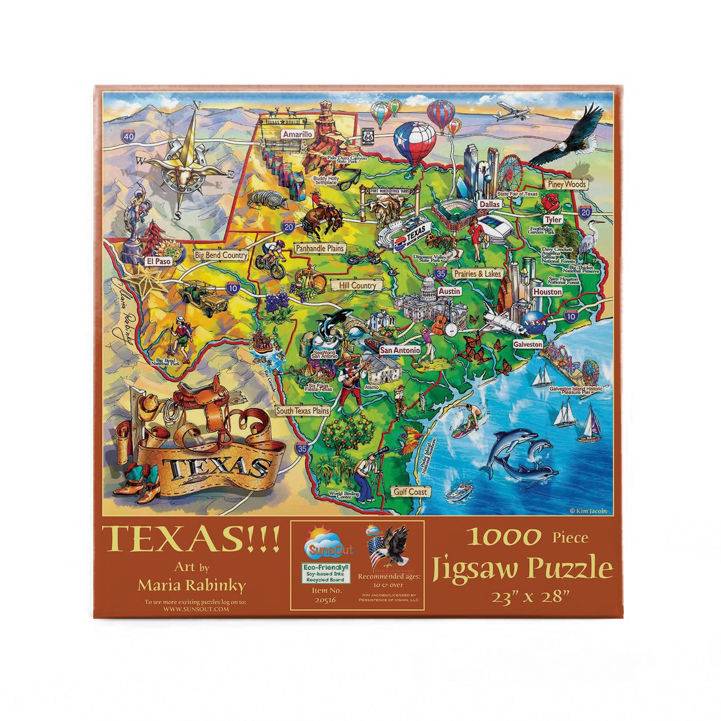 Texas 1000 pc  Jigsaw Puzzle 20516