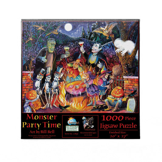 Monster Party Time 1000 pc  Jigsaw Puzzle 21831