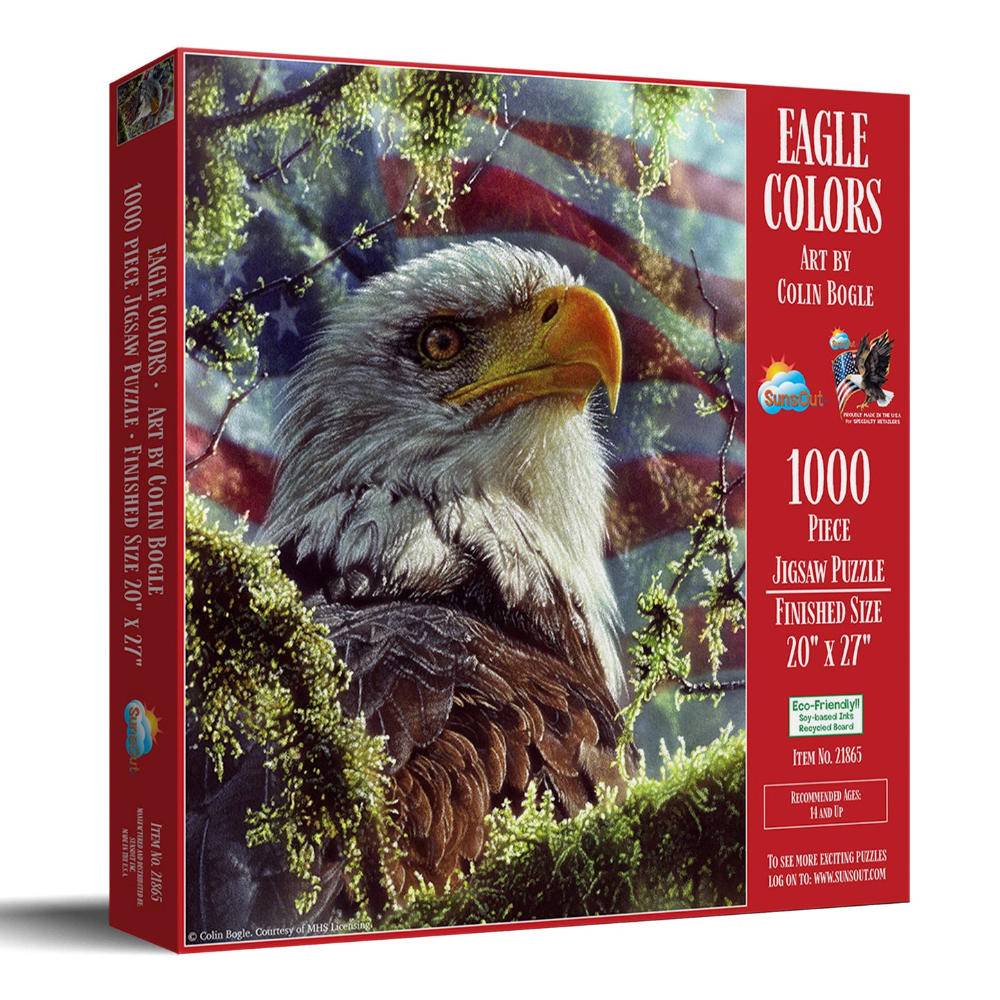 Eagle Colors 1000 pc  Jigsaw Puzzle 21865