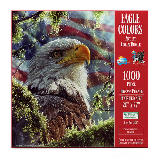 Eagle Colors 1000 pc  Jigsaw Puzzle 21865