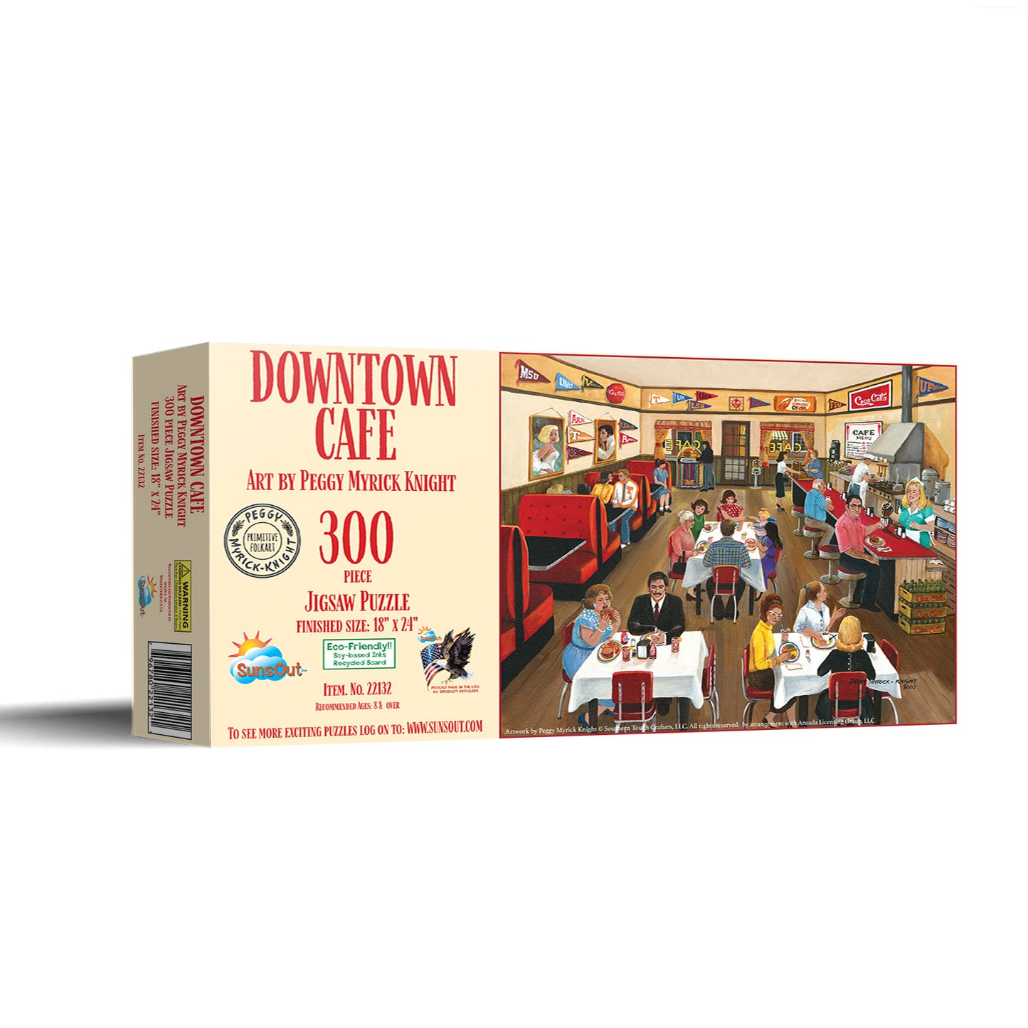 Downtown Cafe 300 pc  Jigsaw Puzzle 22132
