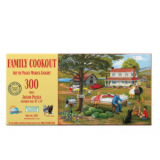 Family Cookout 300 pc  Jigsaw Puzzle 22143