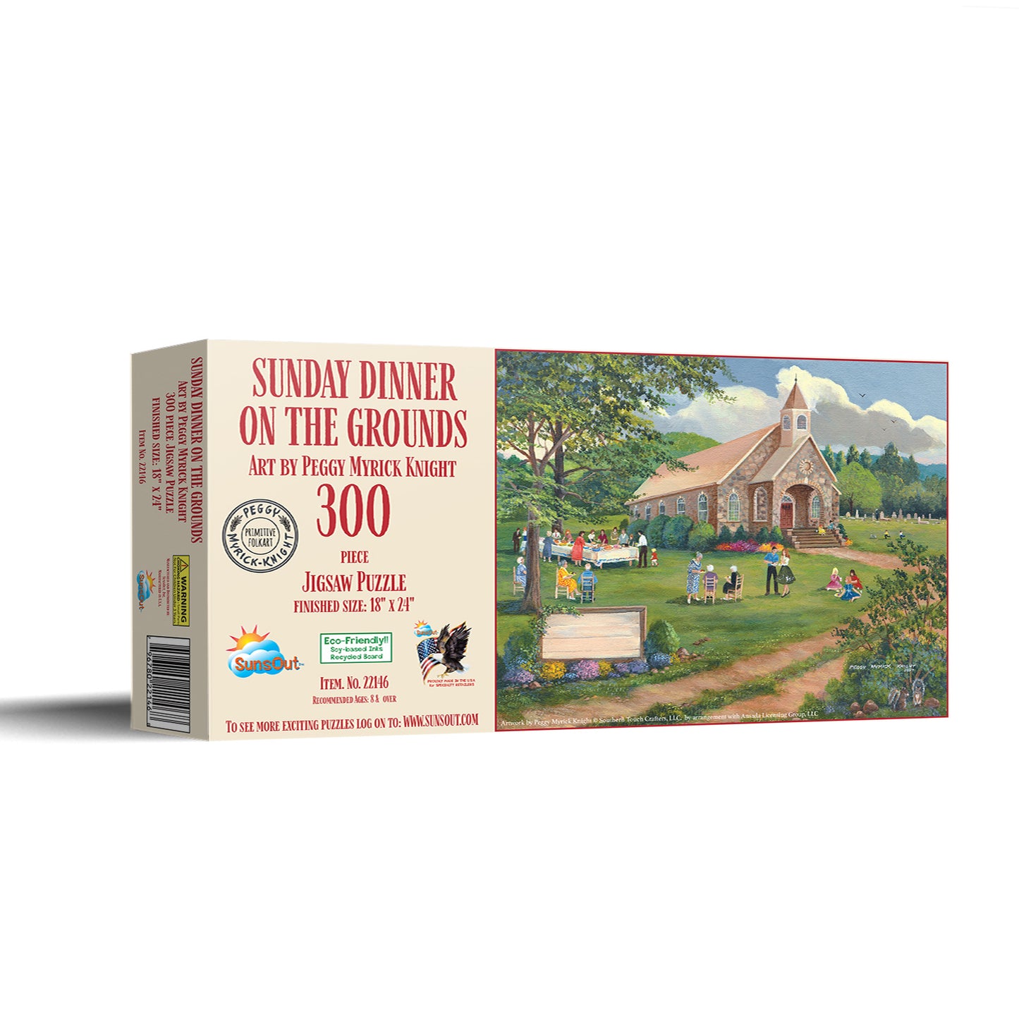 Sunday Dinner on the Grounds 300 pc  Jigsaw Puzzle 22146