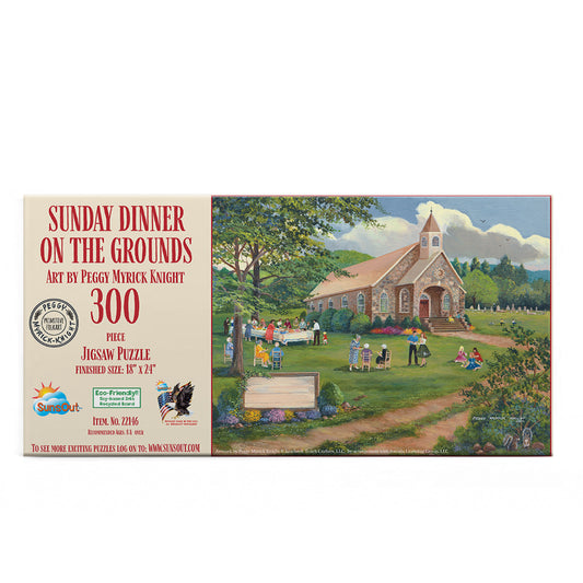 Sunday Dinner on the Grounds 300 pc  Jigsaw Puzzle 22146