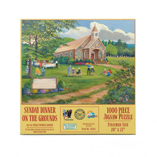 Sunday Dinner on the Grounds 1000 pc  Jigsaw Puzzle 22164