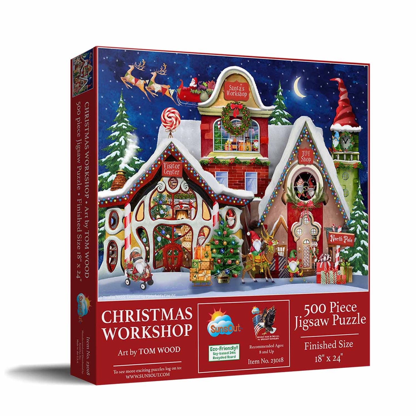 Christmas Workshop 500 pc  Jigsaw Puzzle 23018
