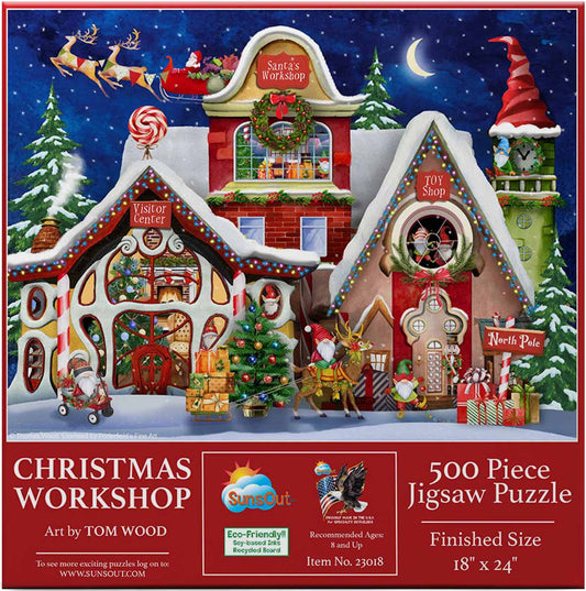 Christmas Workshop 500 pc  Jigsaw Puzzle 23018