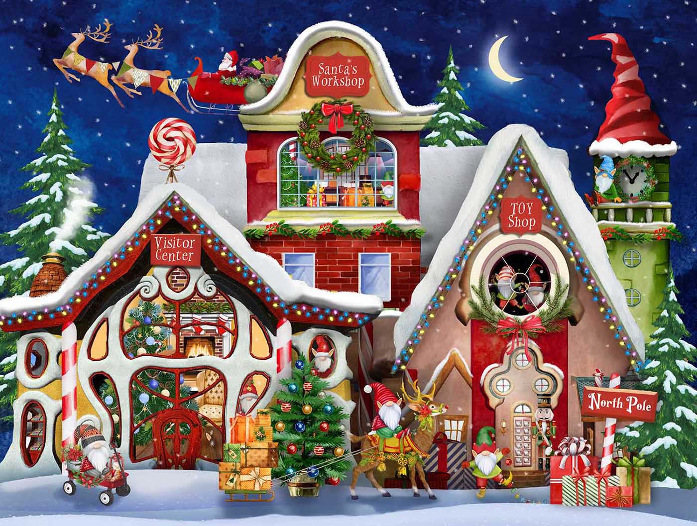 Christmas Workshop 500 pc  Jigsaw Puzzle 23018