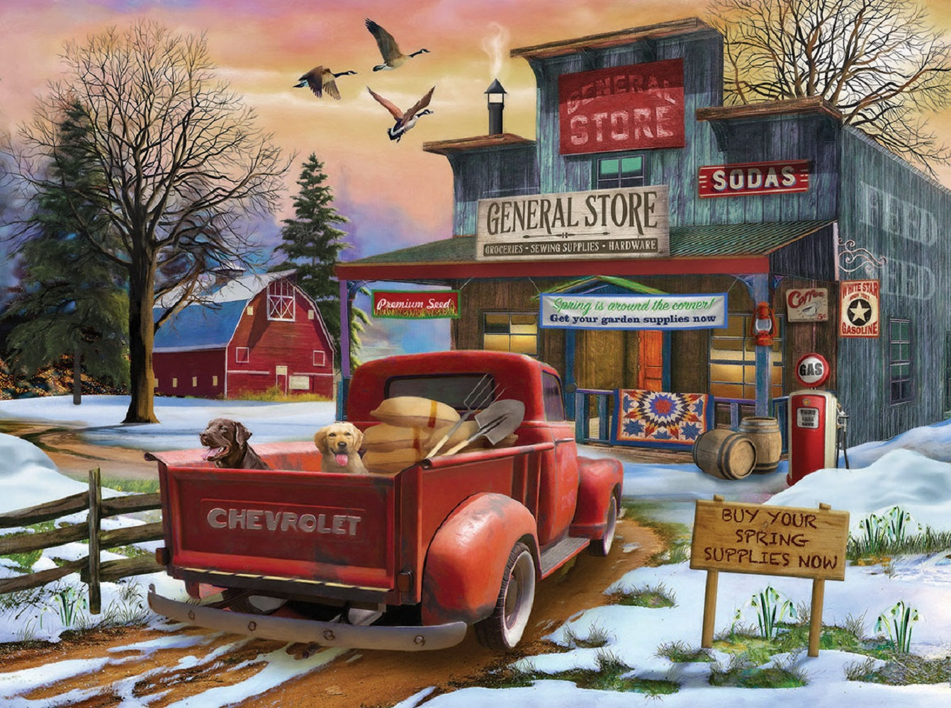 Spring Supplies 1000 pc  Jigsaw Puzzle 23020