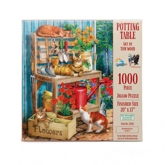 Potting Table 1000 pc  Jigsaw Puzzle 23028
