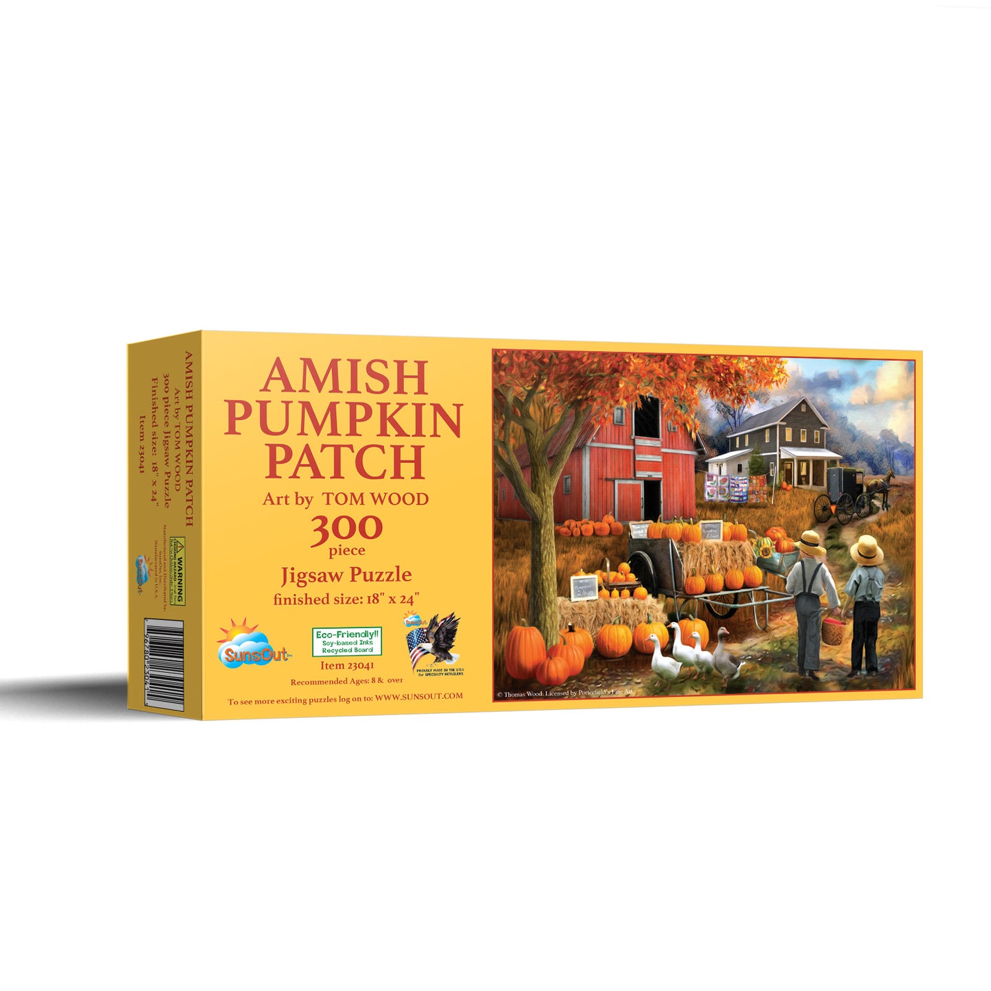 Amish Pumpkin Patch 300 pc  Jigsaw Puzzle 23041
