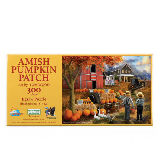 Amish Pumpkin Patch 300 pc  Jigsaw Puzzle 23041