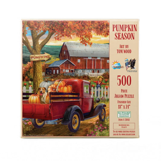 Pumpkin Season 500 pc  Jigsaw Puzzle 23042
