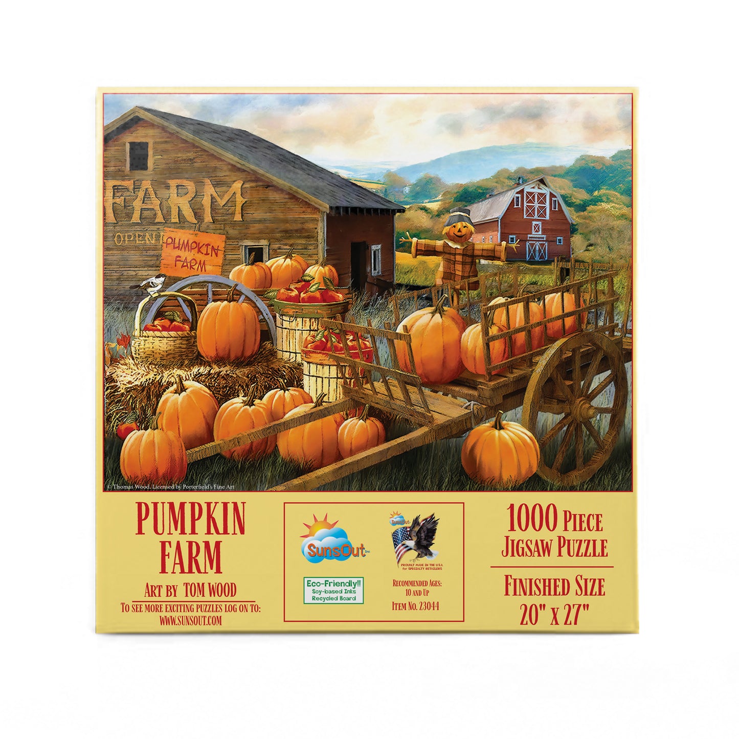 Pumpkin Farm 1000 pc  Jigsaw Puzzle 23044
