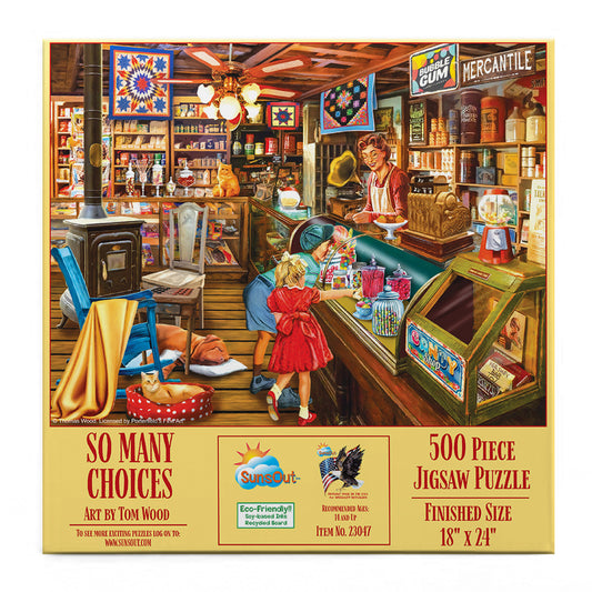 So Many Choices 500 pc  Jigsaw Puzzle 23047