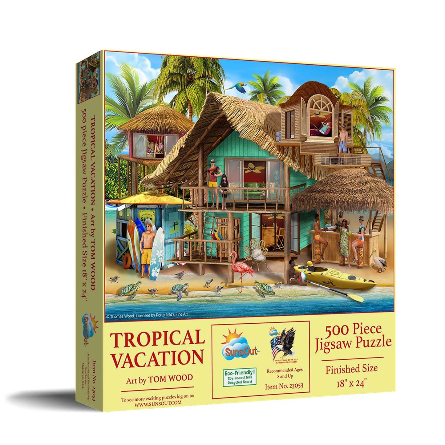 Tropical Vacation 500 pc  Jigsaw Puzzle 23053