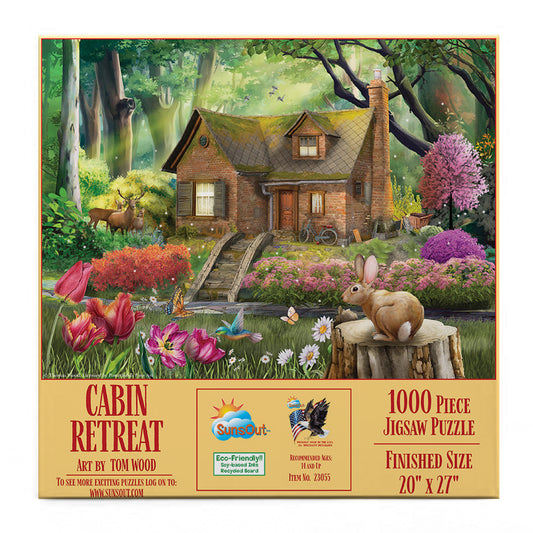 Cabin Retreat 1000 pc  Jigsaw Puzzle 23055