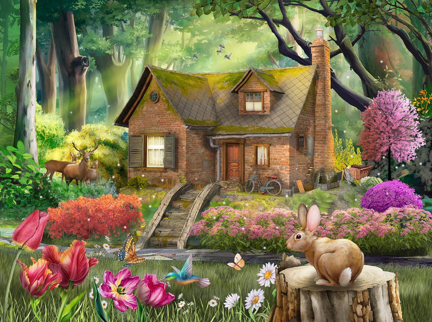 Cabin Retreat 1000 pc  Jigsaw Puzzle 23055